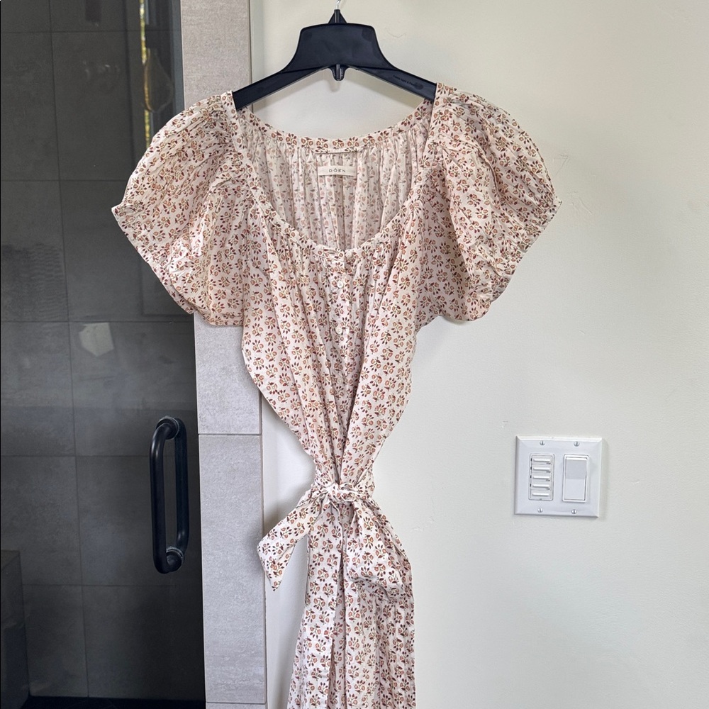 Doen Jocelina Dress - Spring Elderberry floral Size Large